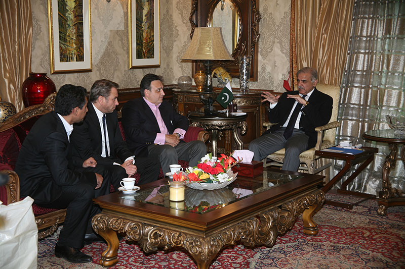 Meeting With Shehbaz Sharif, Chief Minister Punjab